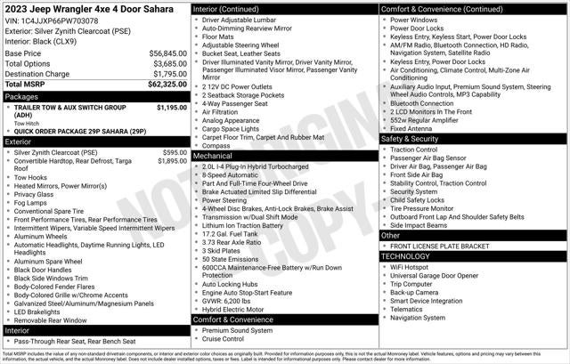 2023 Jeep Wrangler Sahara 4x4