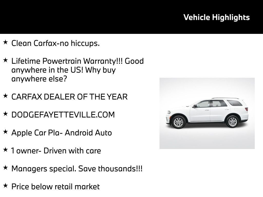 2023 Dodge Durango SXT RWD