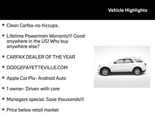 2023 Dodge Durango SXT RWD