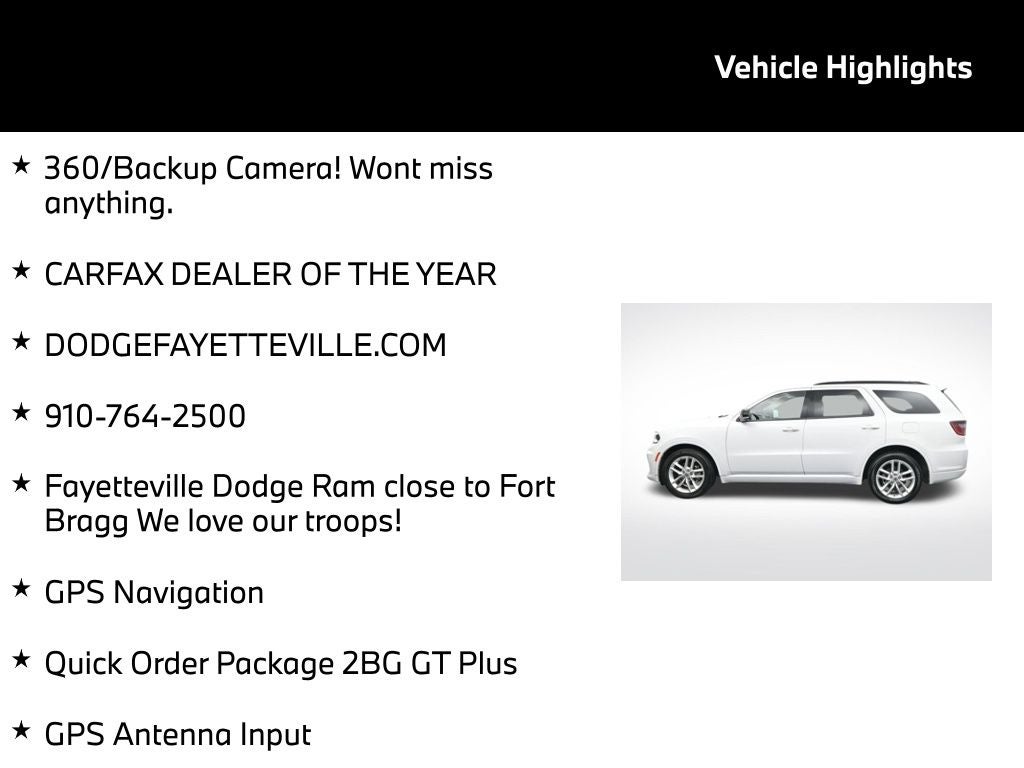 2024 Dodge Durango GT Plus RWD