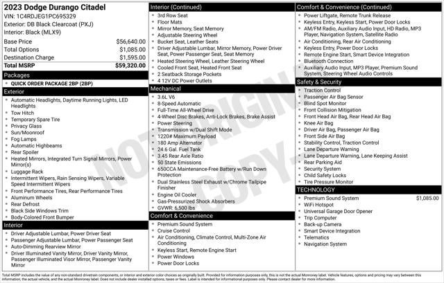 2023 Dodge Durango Citadel AWD