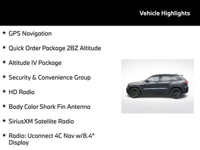 2018 Jeep Grand Cherokee Altitude 4x2