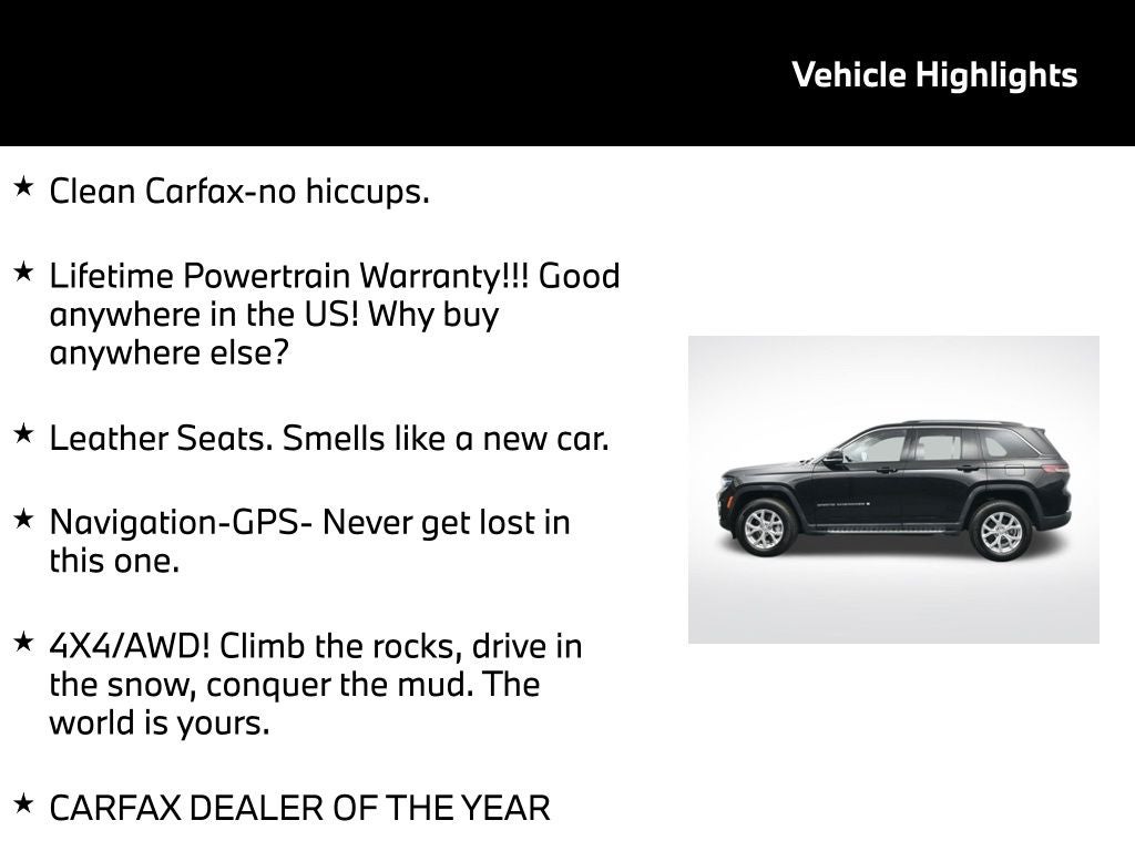 2023 Jeep Grand Cherokee Limited 4x4