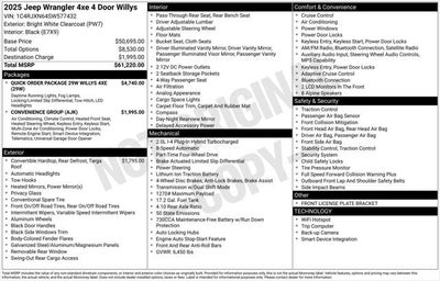 2025 Jeep Wrangler Willys 4xe