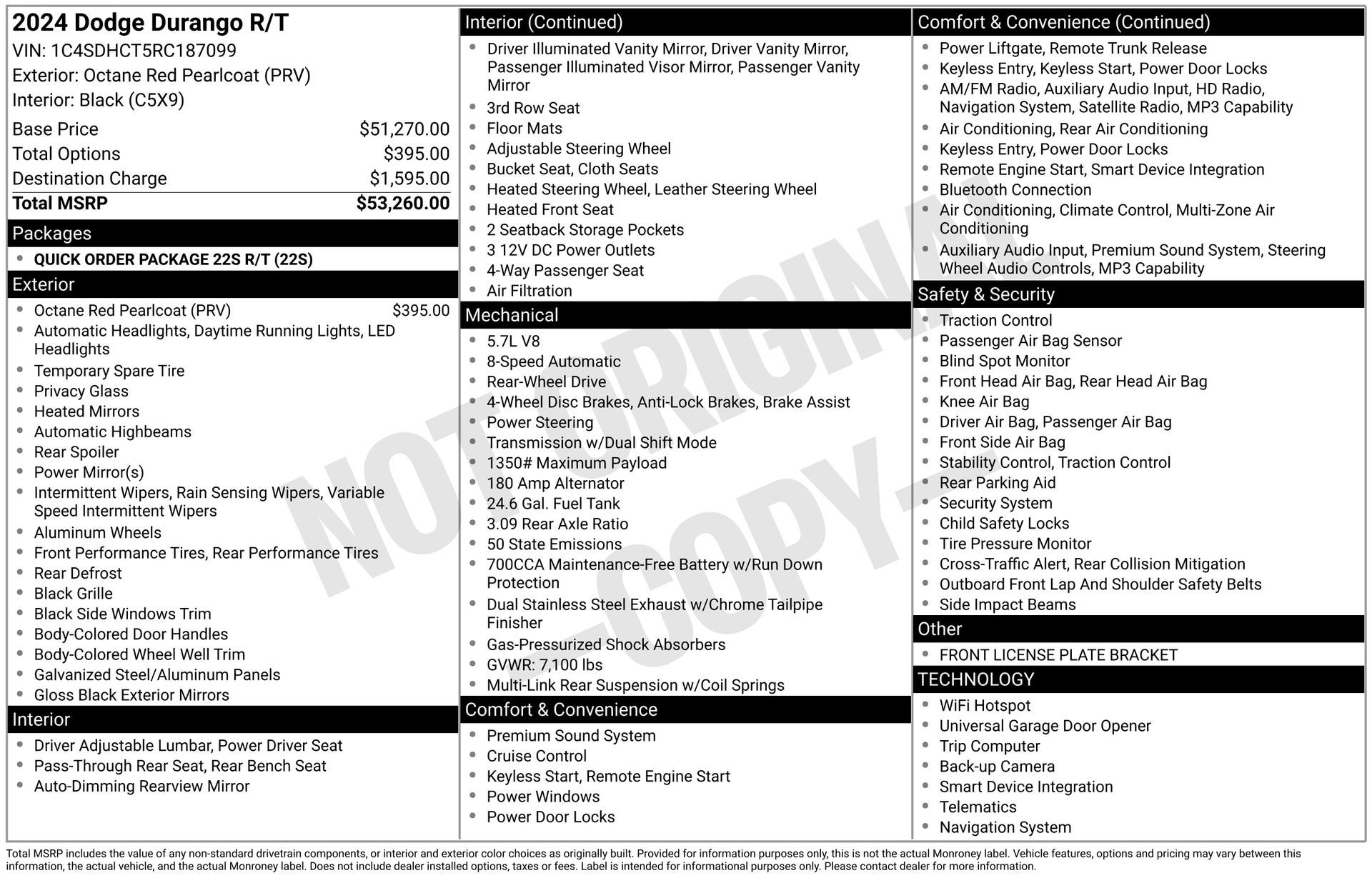 2024 Dodge Durango R/T RWD
