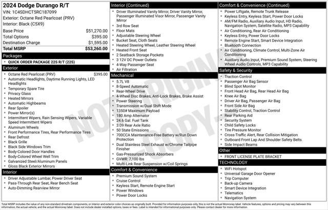 2024 Dodge Durango R/T RWD