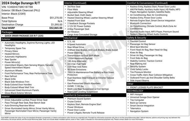 2024 Dodge Durango R/T RWD