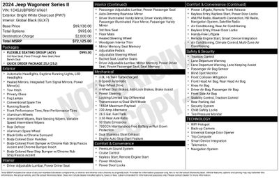 2024 Jeep Wagoneer Series II 4x2