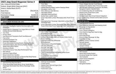 2023 Jeep Grand Wagoneer Series II 4x4