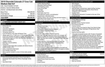 2019 Chevrolet Colorado LT