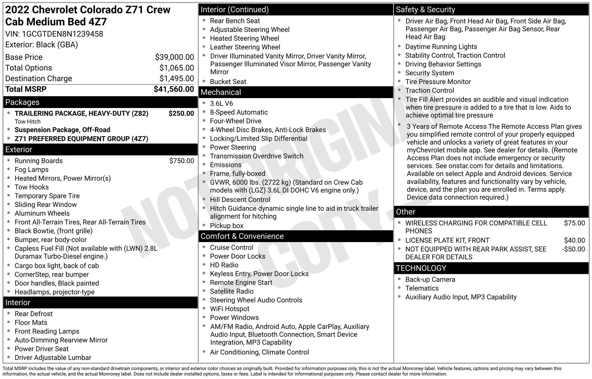 2022 Chevrolet Colorado 4WD Crew Cab Short Box Z71