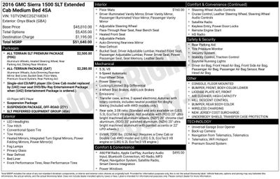 2016 GMC Sierra 1500 SLT