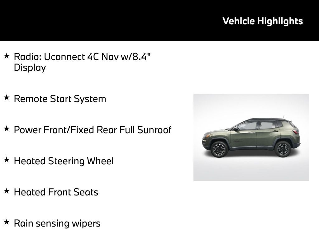 2021 Jeep Compass Trailhawk 4X4