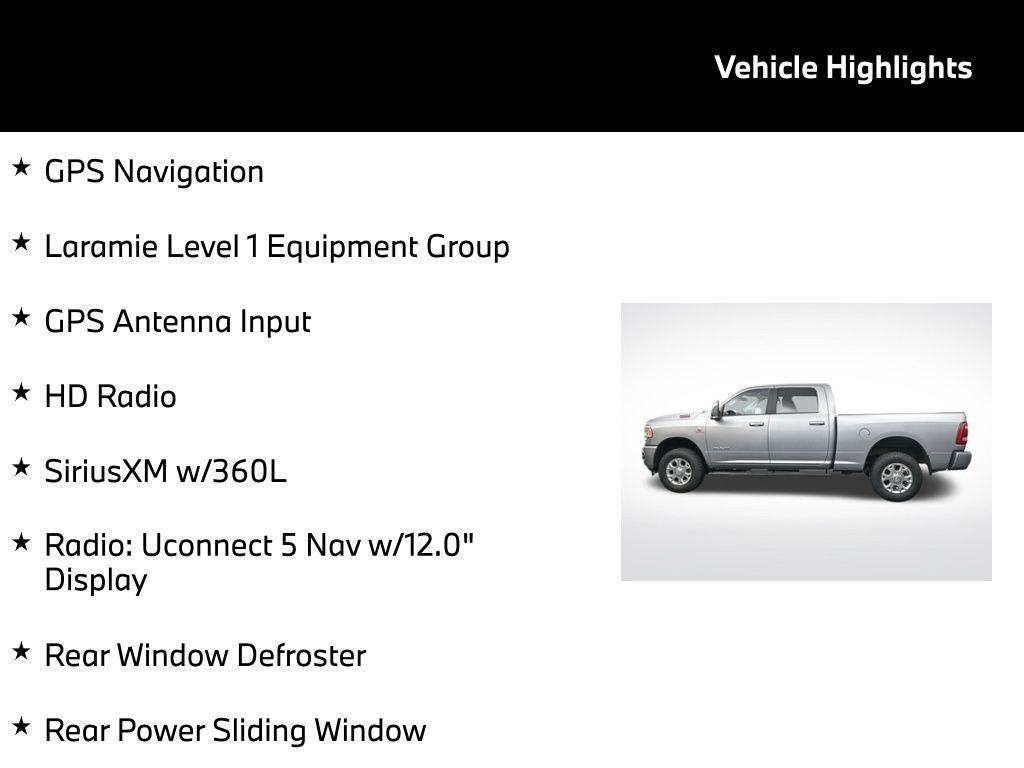 2024 RAM 2500 Laramie Crew Cab 4x4 6'4' Box