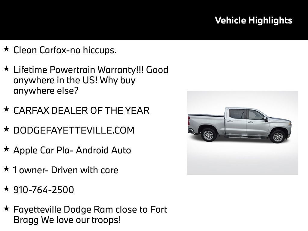 2020 Chevrolet Silverado 1500 2WD Crew Cab Short Bed LT
