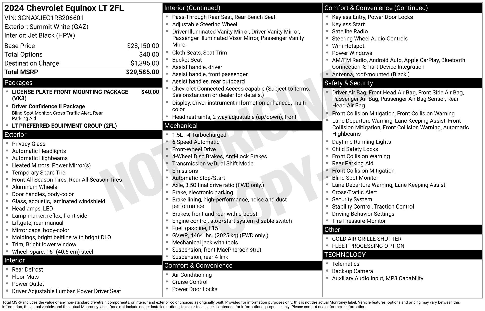 2024 Chevrolet Equinox FWD 2FL