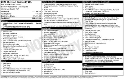 2023 Chevrolet Equinox FWD 2FL