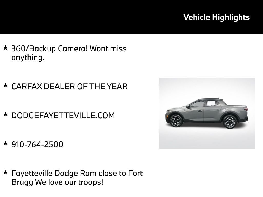 2022 Hyundai Santa Cruz Limited