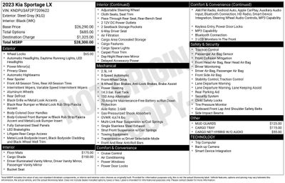 2023 Kia Sportage LX