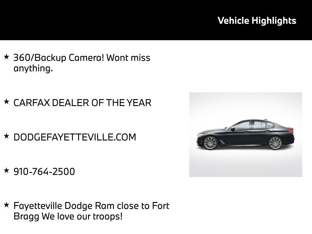 2019 BMW 5 Series xDrive