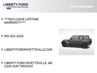 2018 Jeep Wrangler Unlimited Sport S