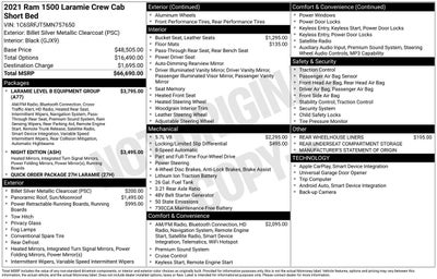 2021 RAM 1500 Laramie