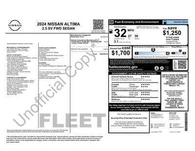 2024 Nissan Altima 2.5 SV