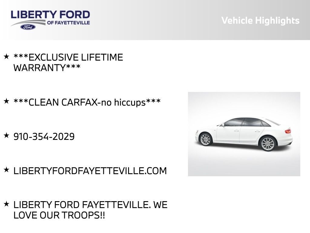 2015 Audi A4 2.0T Premium Plus quattro