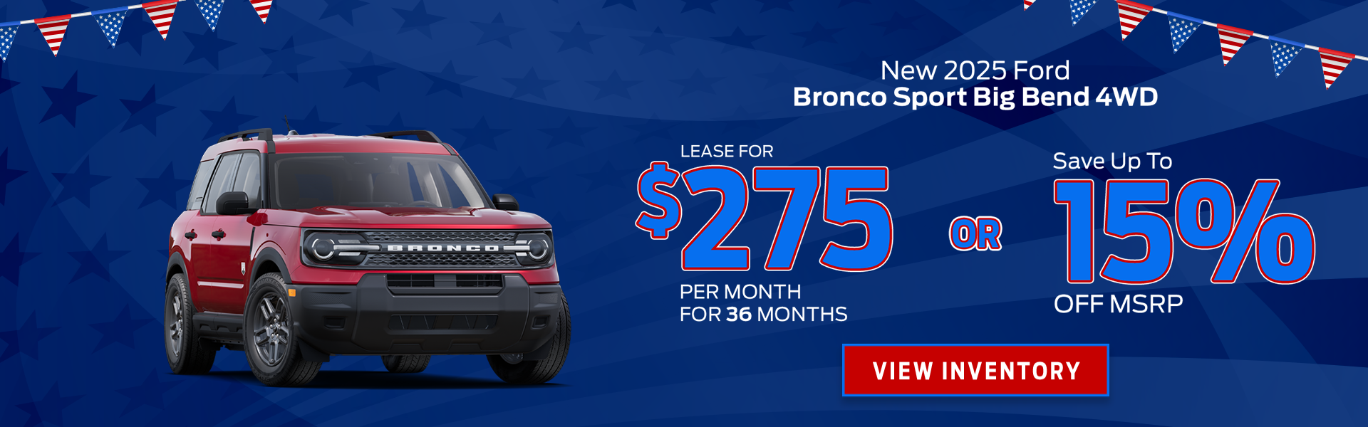 New 2025 Ford Bronco Sport Big Bend 4WD